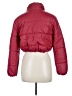 Ambiance 100% Polyurethane Solid Red Jacket Size M - photo 2