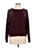 Milano Metallic Burgundy Pullover Sweater Size L - photo 1