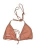 Assorted Brands Solid Pink Tan Swimsuit Top Size XL (estimated) - photo 2