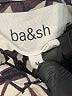 BA&SH Print Ivory Long Sleeve Blouse Size Med (2) - photo 7