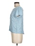 Renee C. Blue Short Sleeve Top Size M - photo 5