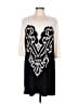 Cristinalove Graphic Ivory Casual Dress Size L - photo 1