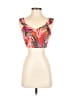 Red Carter 100% Polyester Orange Red Sleeveless Top Size XS - photo 1