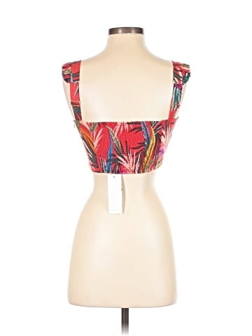Red Carter Sleeveless Top (view 2)