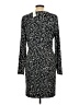 metaphor Animal Print Black Casual Dress Size L - photo 2