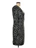metaphor Animal Print Black Casual Dress Size L - photo 4