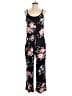 Unbranded Floral Black Jumpsuit Size S - photo 1