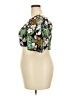 Shein Curve Green Short Sleeve Blouse Size 2X - photo 5