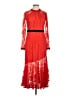 Three Floor Red Cocktail Dress Size 12 - photo 1
