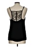 Bacio 100% Polyester Black Sleeveless Top Size L - photo 2