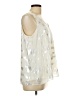 Covington 100% Polyester Silver Sleeveless Blouse Size L - photo 4