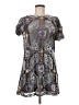 Zara Paisley Gray Cocktail Dress Size M - photo 1