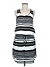 Three Eighty Two Stripes Gray Casual Dress Size M - photo 1