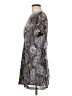 Zara Paisley Gray Cocktail Dress Size M - photo 5
