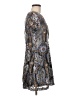 Zara Paisley Gray Cocktail Dress Size M - photo 4