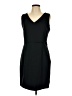 metaphor Solid Black Cocktail Dress Size L - photo 1