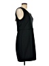 metaphor Solid Black Cocktail Dress Size L - photo 4