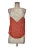 Unbranded 100% Rayon Orange Sleeveless Top Size M - photo 1
