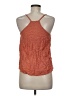 Unbranded 100% Rayon Orange Sleeveless Top Size M - photo 2