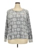Nautica Paisley Gray Pullover Sweater Size 3X (estimated) - photo 1