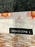 David Cline Orange 3/4 Sleeve Blouse Size L - photo 7