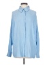 Salanta Stripes Blue Long Sleeve Blouse Size 2 - photo 1