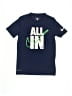 Nike 100% Polyester Blue Active T-Shirt Size Small (8/10) - photo 1