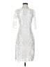 Yoana Baraschi 100% Polyester White Cocktail Dress Size 4 - photo 1