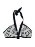 Commando Chevron-herringbone Black Swimsuit Top Size XS - photo 1