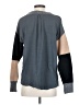 Umgee Color Block Gray Pullover Sweater Size S - photo 2