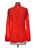 Zara 100% Viscose Red Long Sleeve Button-Down Shirt Size M - photo 2