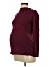 Hello Miz Burgundy Long Sleeve Turtleneck Size Lg Maternity - photo 1
