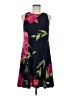 Anne Klein Floral Blue Cocktail Dress Size 6 - photo 1