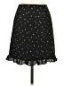 Aqua Polka Dots Black Casual Skirt Size XS - photo 1