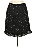 Aqua Polka Dots Black Casual Skirt Size XS - photo 2