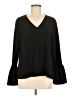 CATHERINE Catherine Malandrino 100% Polyester Black Long Sleeve Blouse Size M - photo 1