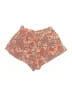 XXI 100% Rayon Paisley Orange Shorts Size S - photo 2