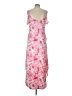 White Mark Floral Pink Casual Dress Size M - photo 2