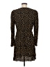 MNG Animal Print Black Casual Dress Size 8 - photo 2