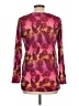 Unbranded Burgundy Long Sleeve Blouse Size L (estimated) - photo 2