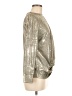 Fourteenth Place Metallic Silver Long Sleeve T-Shirt Size M - photo 4