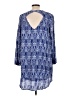 Lush Print Blue Casual Dress Size L - photo 2