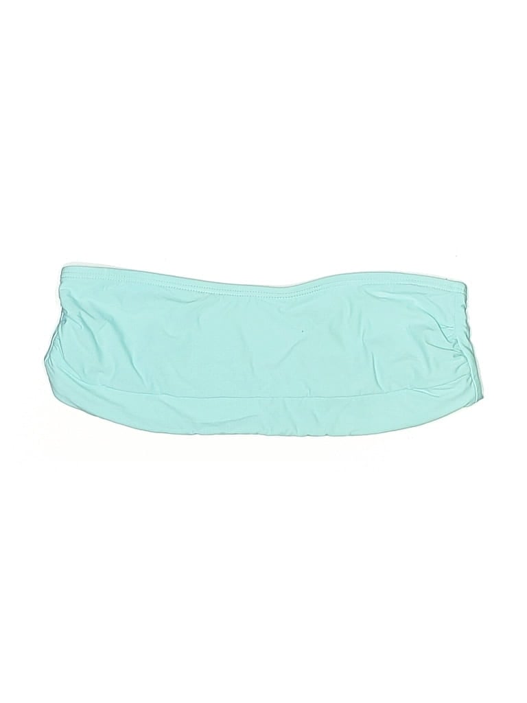 Pre-owned Ella Moss Swimsuit Top Teal Swimwear