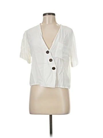Topshop Short Sleeve Blouse (view 1)