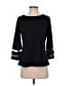 Above and Beyond Black 3/4 Sleeve Top Size S - photo 1