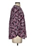 Not Your Daughter's Jeans 100% Polyester Floral Purple 3/4 Sleeve Blouse Size XS - photo 4
