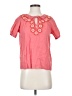 J.Crew 100% Linen Pink Short Sleeve Blouse Size 2 - photo 1