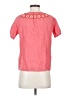 J.Crew 100% Linen Pink Short Sleeve Blouse Size 2 - photo 2