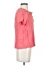 J.Crew 100% Linen Pink Short Sleeve Blouse Size 2 - photo 4