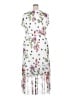 Curations Floral White Casual Dress Size 2X - photo 2